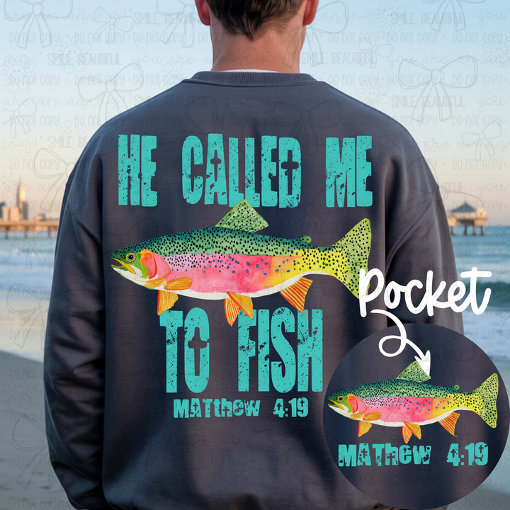 He Called me to Fish - Blue