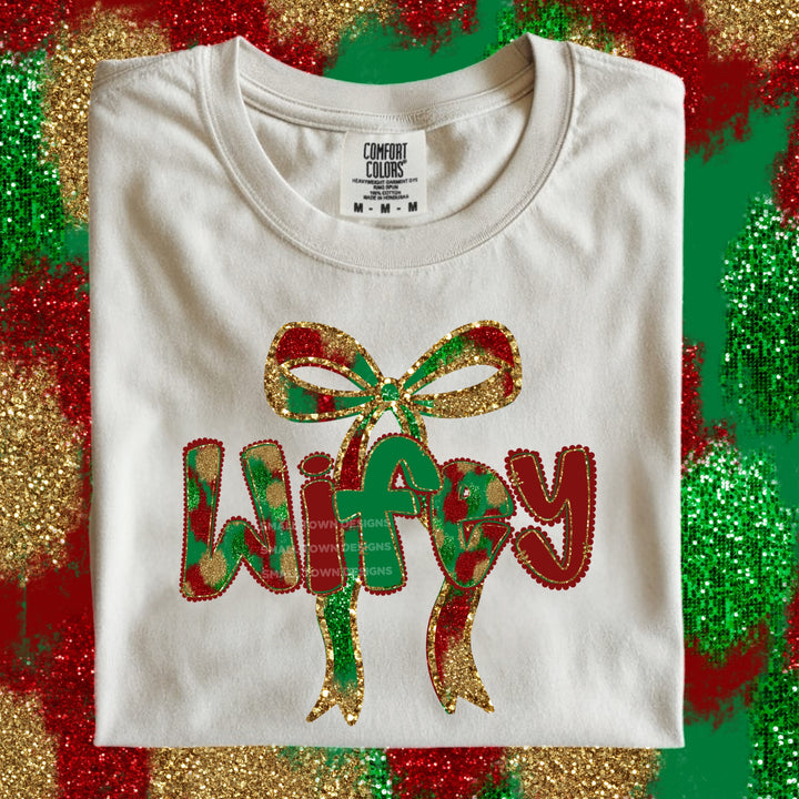 Christmas Bow Wifey