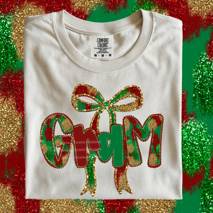 Christmas Bow Gram