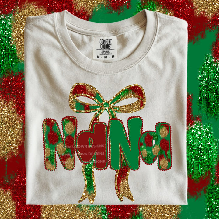 Christmas Bow Nana