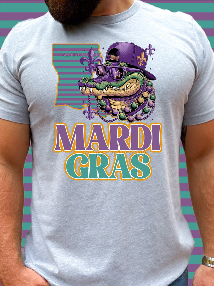 Mardi Gras Gator Louisiana