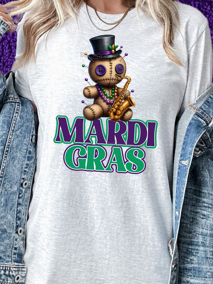 Mardi Gras Voodoo Doll Saxophone