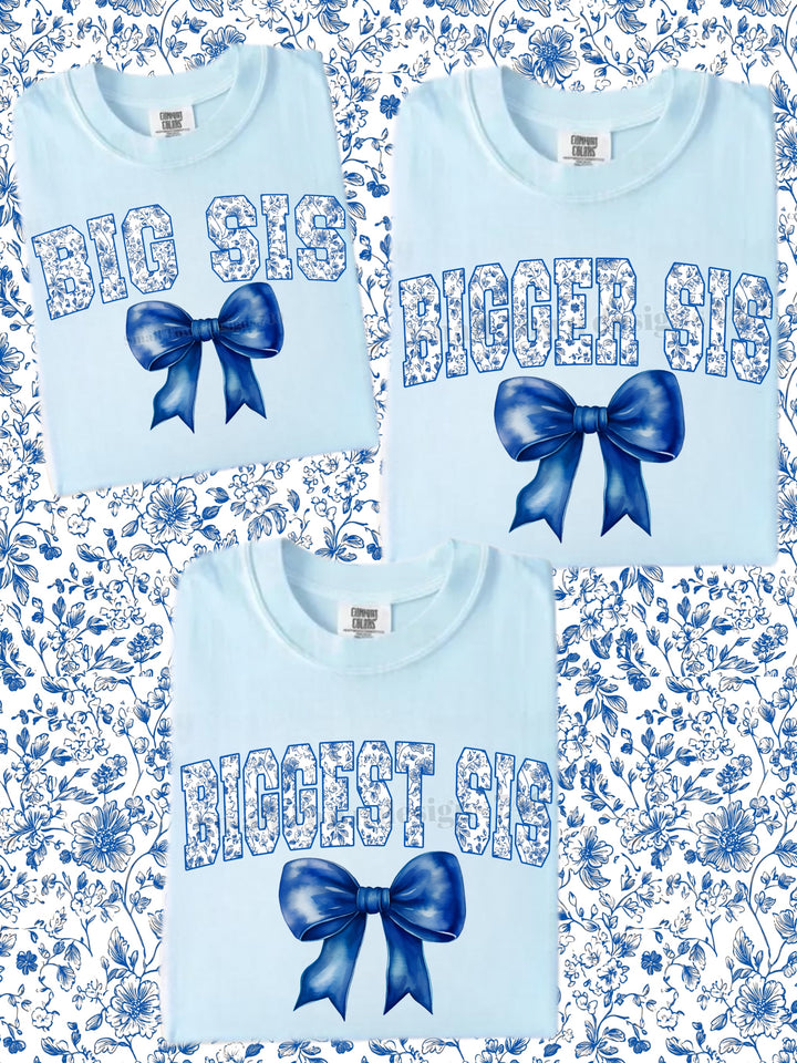 Blue Bow Big Sister