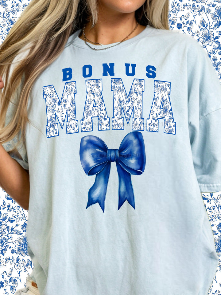 Blue Bow Bonus Mama