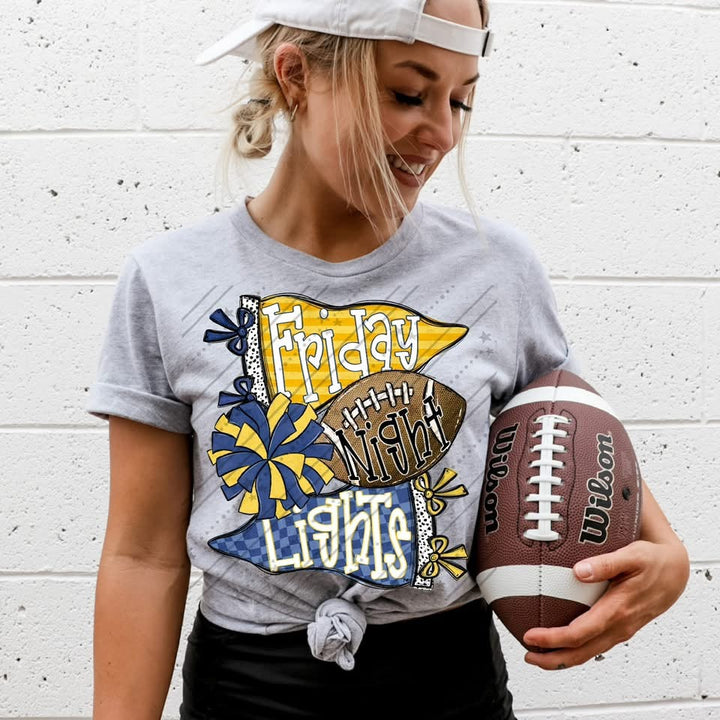 Friday Night Lights - Blue & Gold
