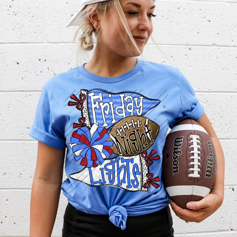 Friday Night Lights - Carolina Blue & Maroon