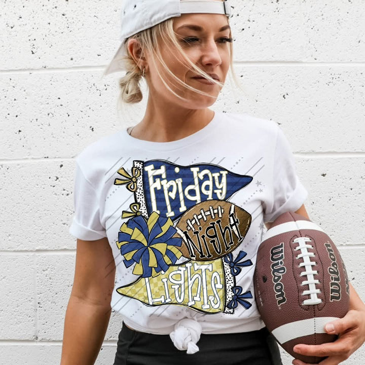 Friday Night Lights - Vegas Gold & Navy