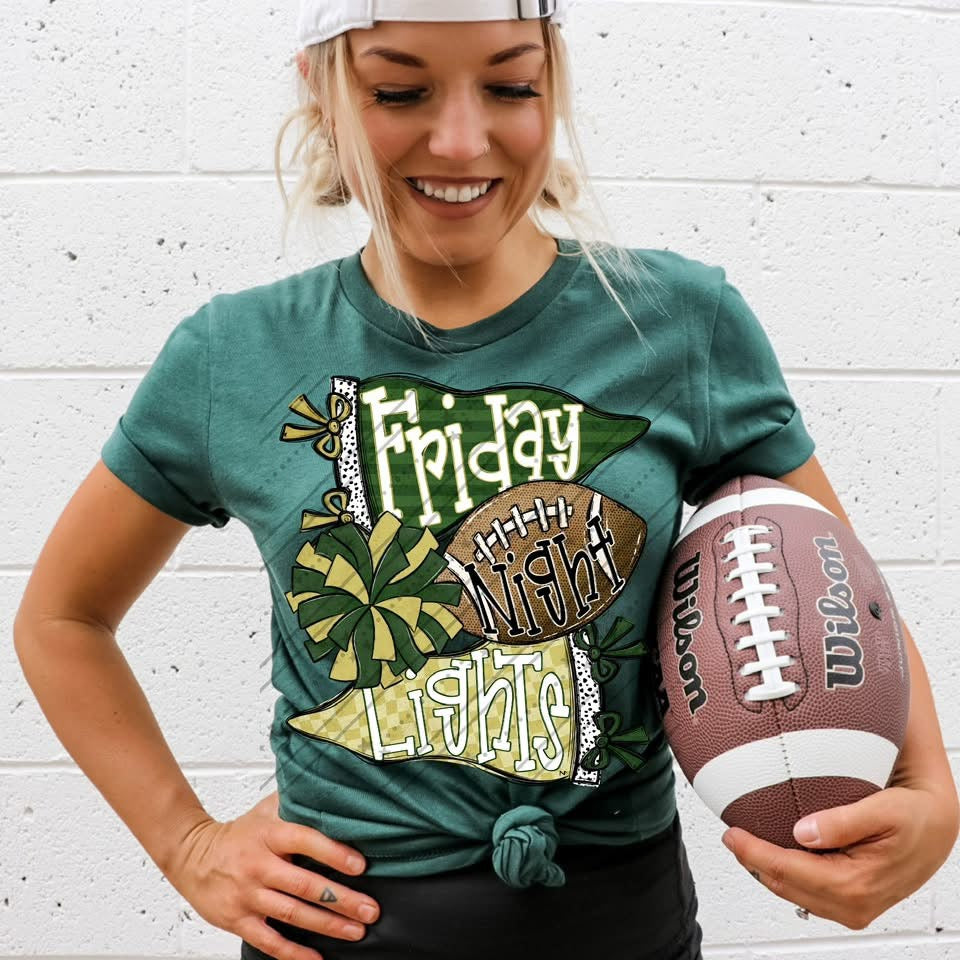 Friday Night Lights - Vegas Gold & Green