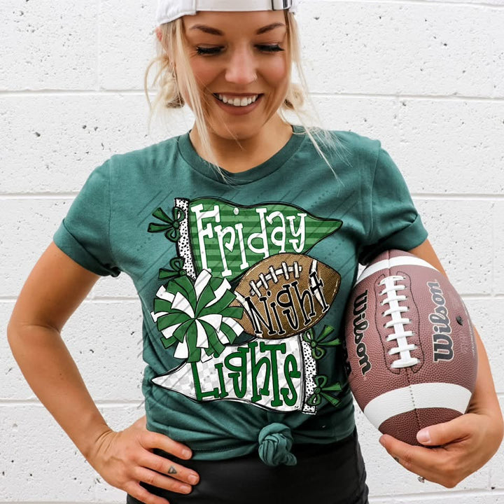 Friday Night Lights - Green & White