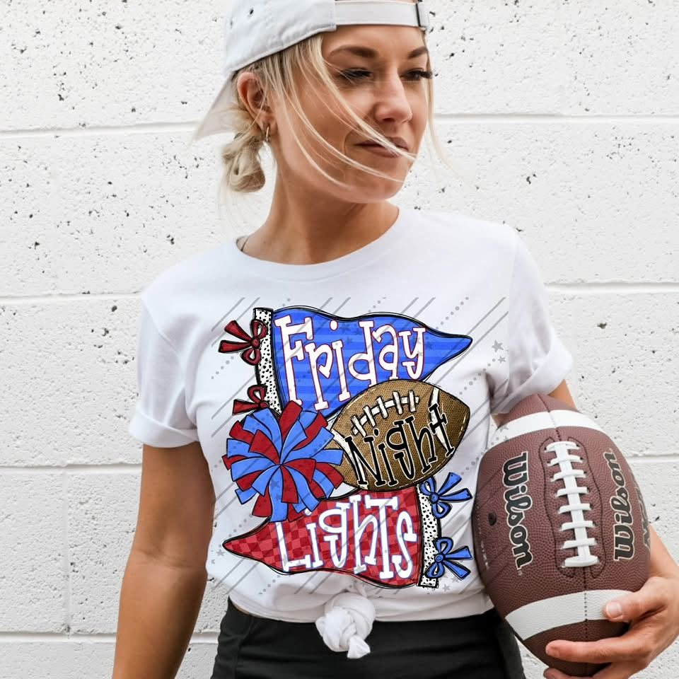 Friday Night Lights - Carolina Blue & Maroon
