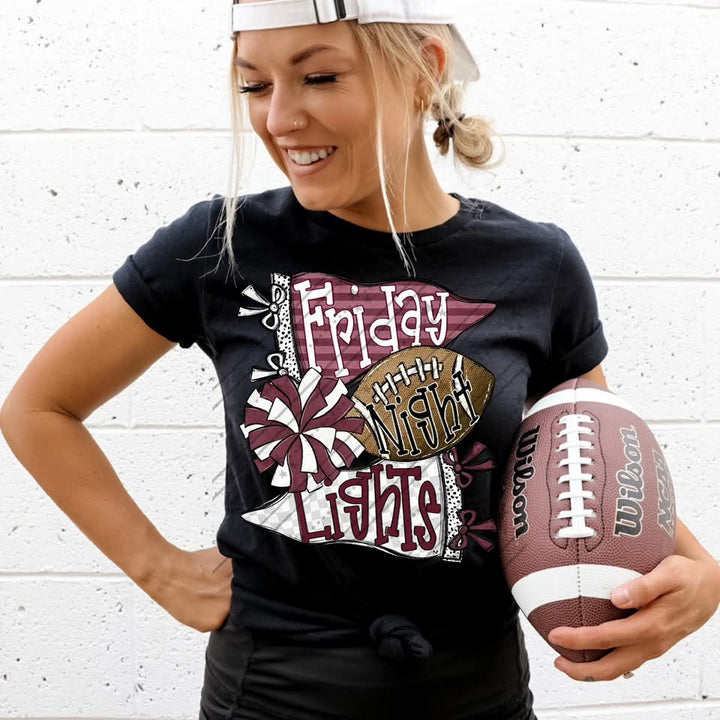 Friday Night Lights - Maroon & White