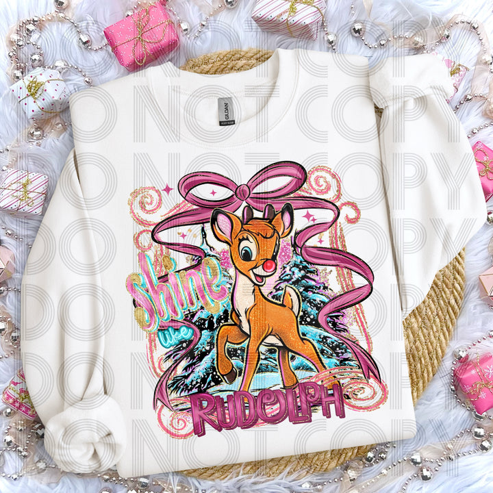 Shine Red Nose Reindeer