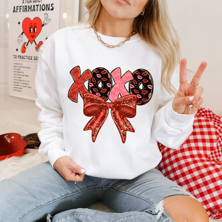 XOXO Red Bow