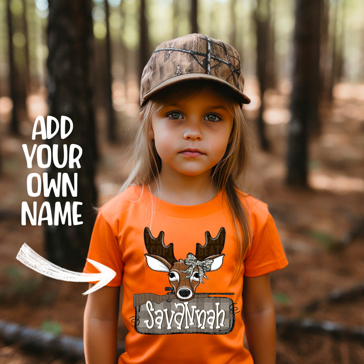 Deer Hunting Personalized - Girl