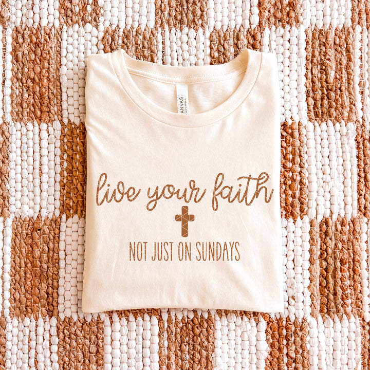 Live your Faith -Brown