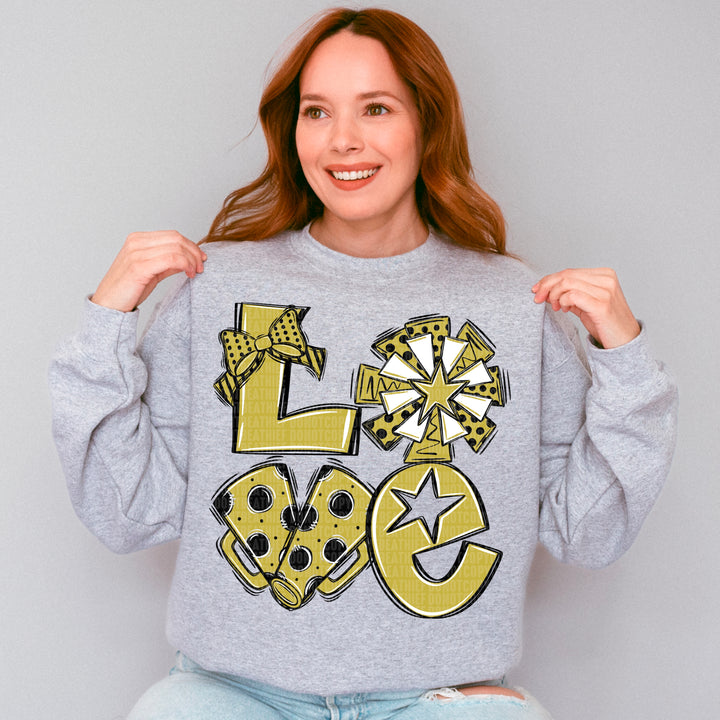 Cheer Love - Black & Gold