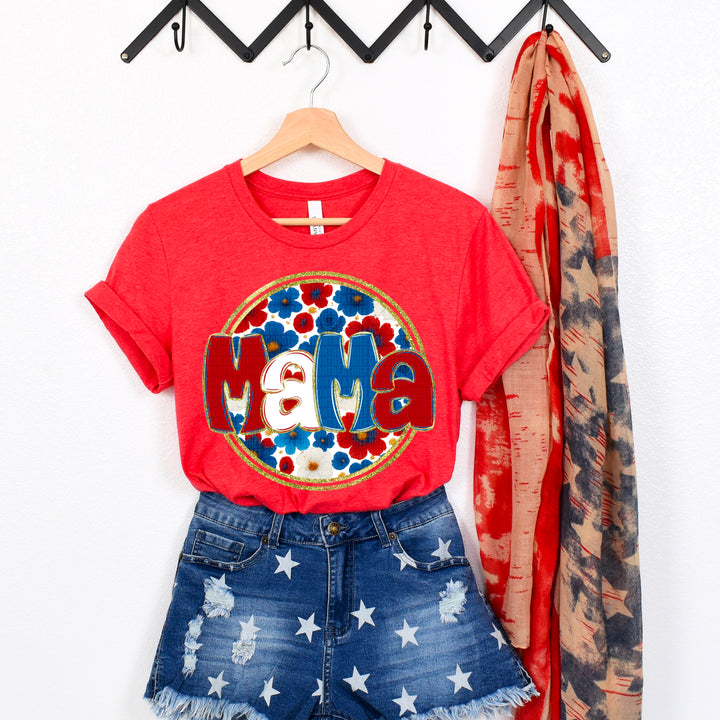 Floral 4th of July - Mama