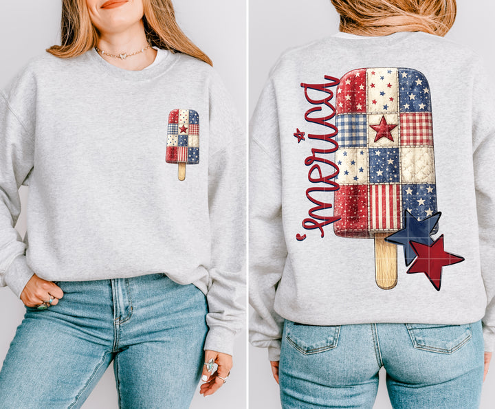 'Merica Patchwork Popsicle