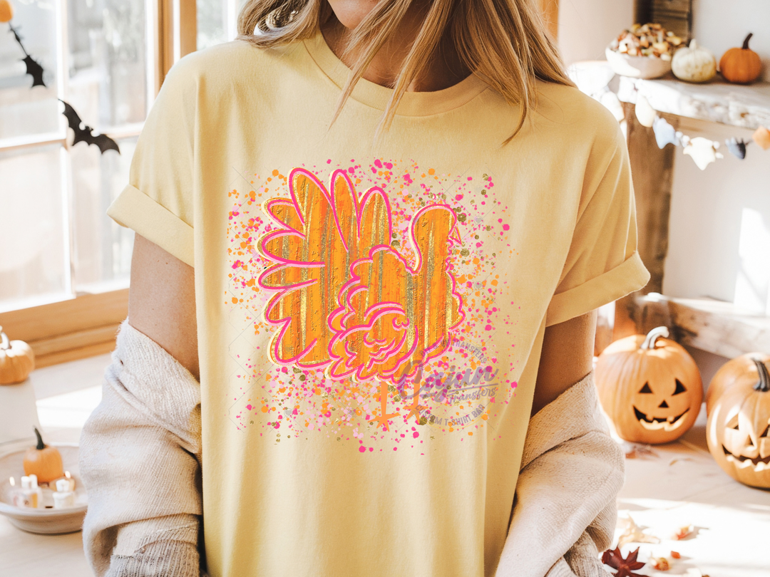 Turkey Splatter - Orange