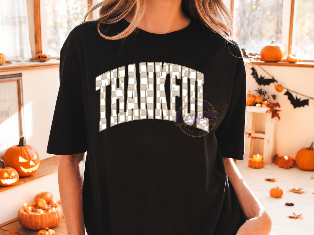 Checkered Thankful