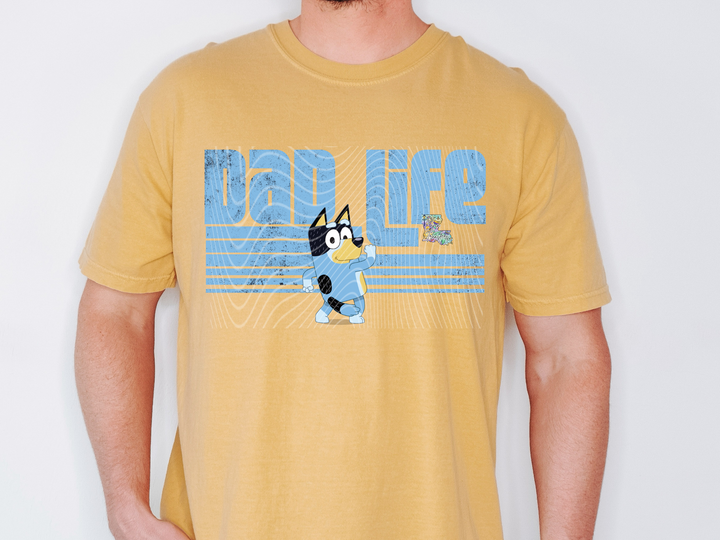Dad Life Blue Dog