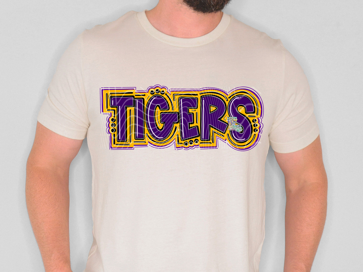 Purple & Gold Tigers