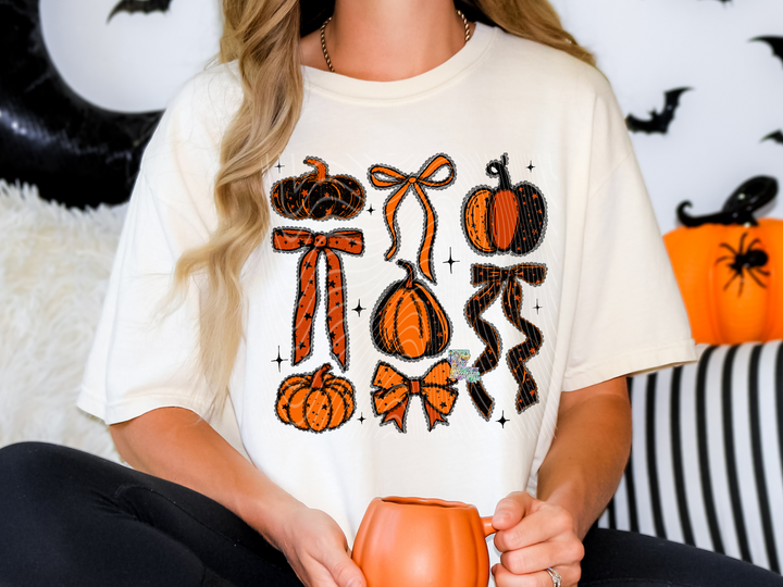 Pumpkin & Bows Coquette