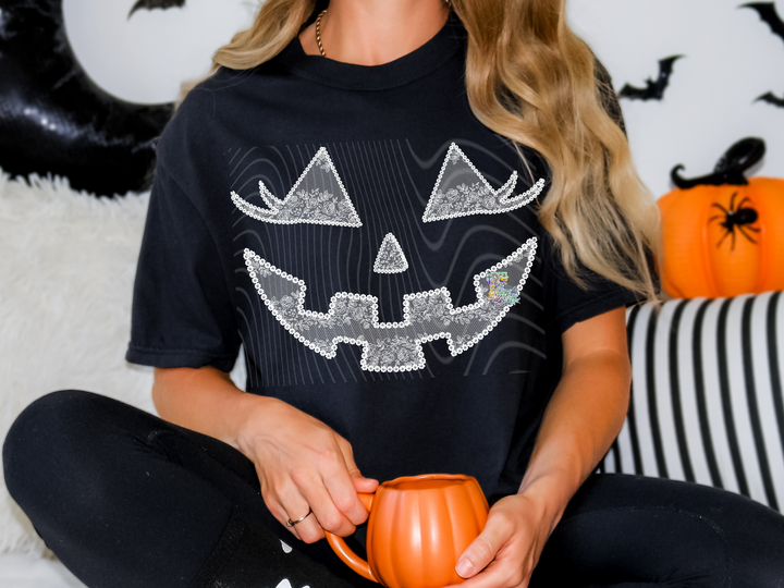 Pumpkin Face Lace
