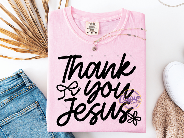 Thank you Jesus - Black