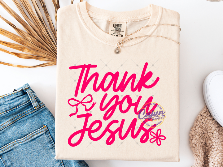 Thank you Jesus - Pink
