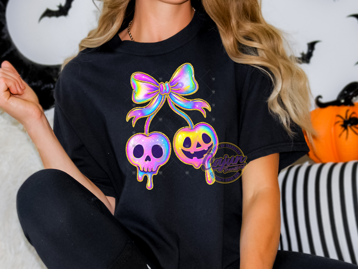 Cherry Pumpkin Bow