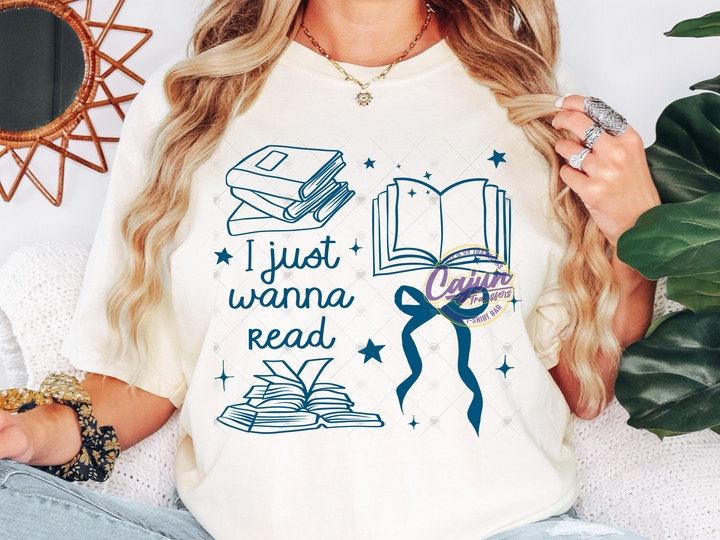 I Just Wanna Read - Blue