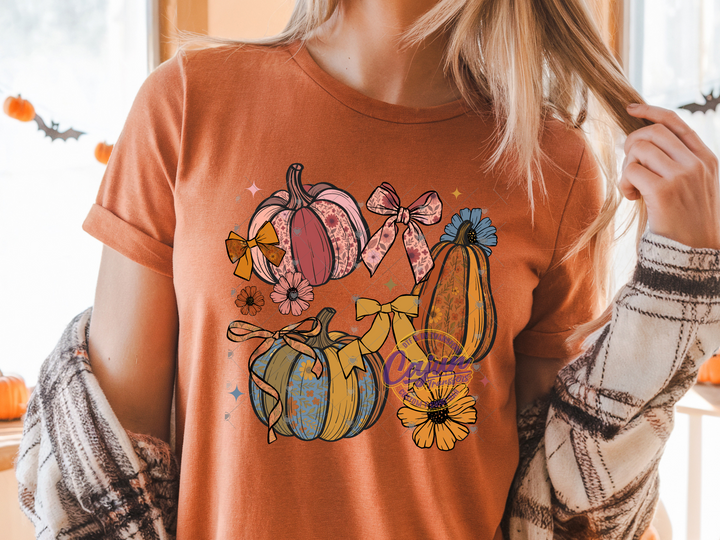 Pumpkins & Flowers