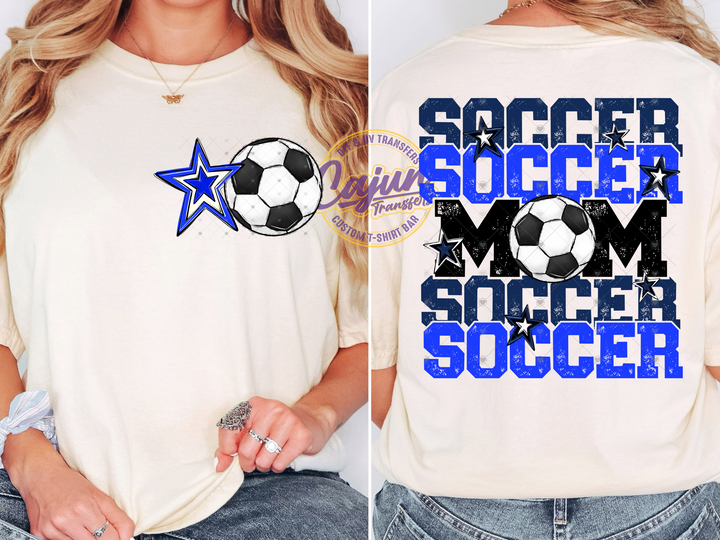 Soccer Mom - Navy & Blue
