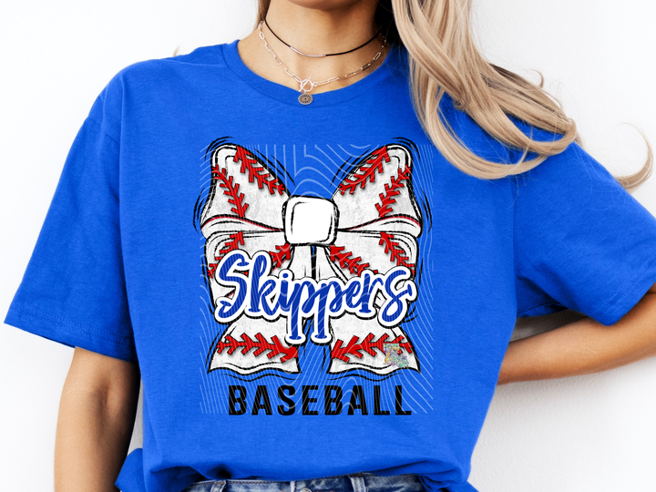 Skippers Baseball Bow