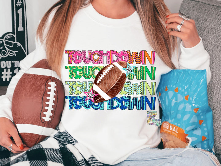 Touchdown Preppy Football