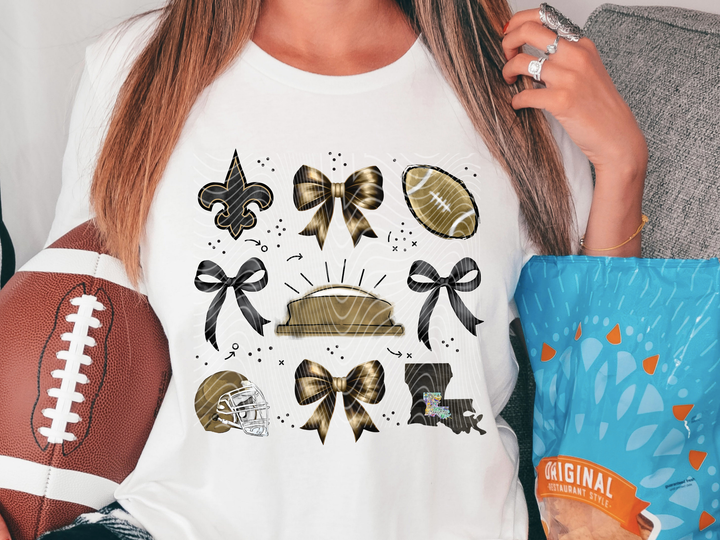 Black & Gold Coquette