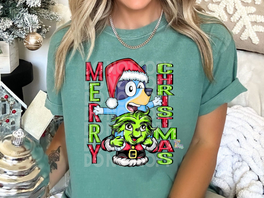 Green Man Blue Dog