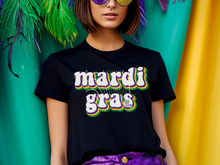 Mardi Gras Retro