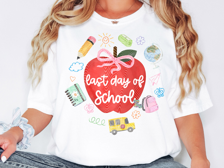 Last Day of School Apple