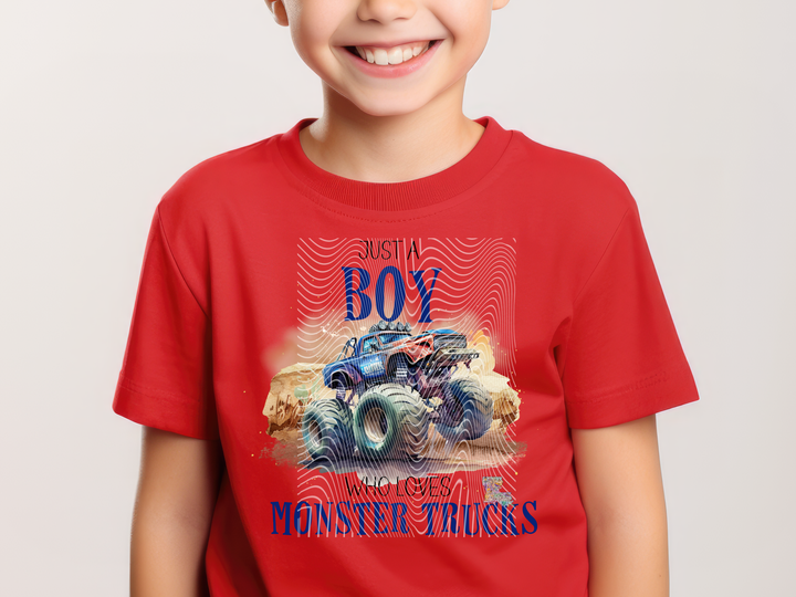 Just a Boy Who Loves Monster Trucks