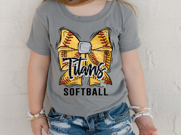 Lakeshore Titans Softball Bow