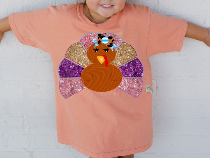Thanksgiving Girl Turkey