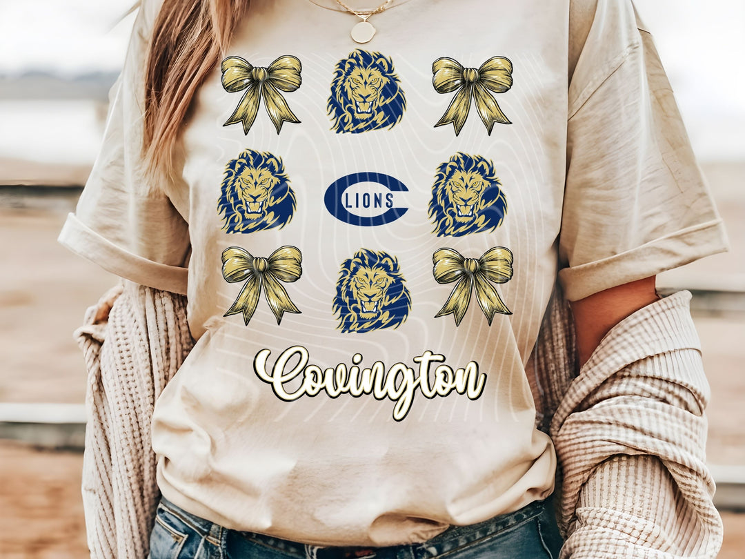 Covington Highschool Lions & Bows