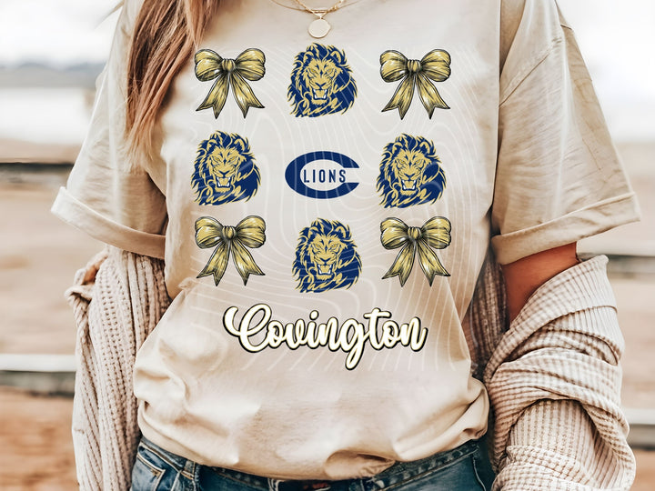Covington Highschool Lions & Bows