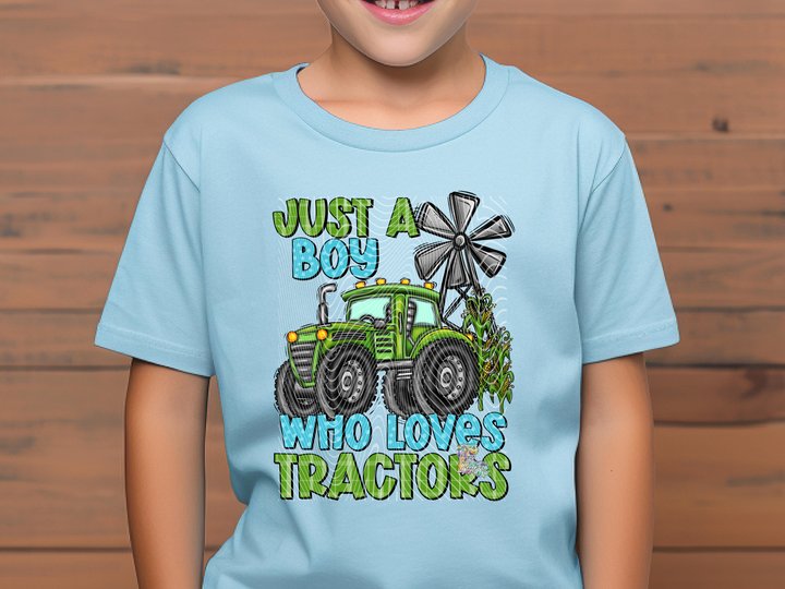 Just a Boy who Loves Tractors