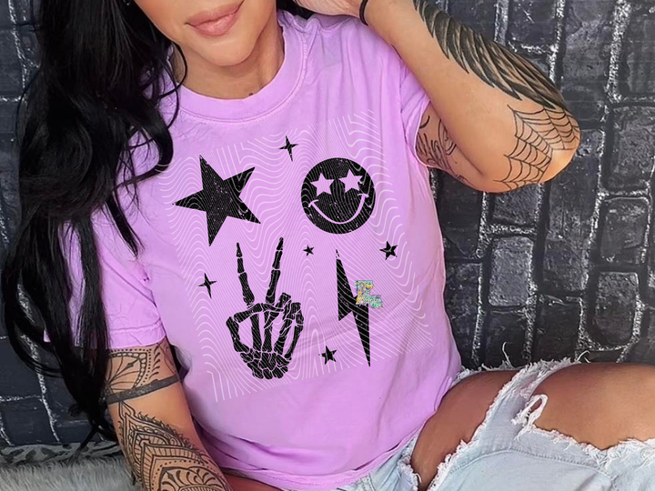 Grunge Smiley