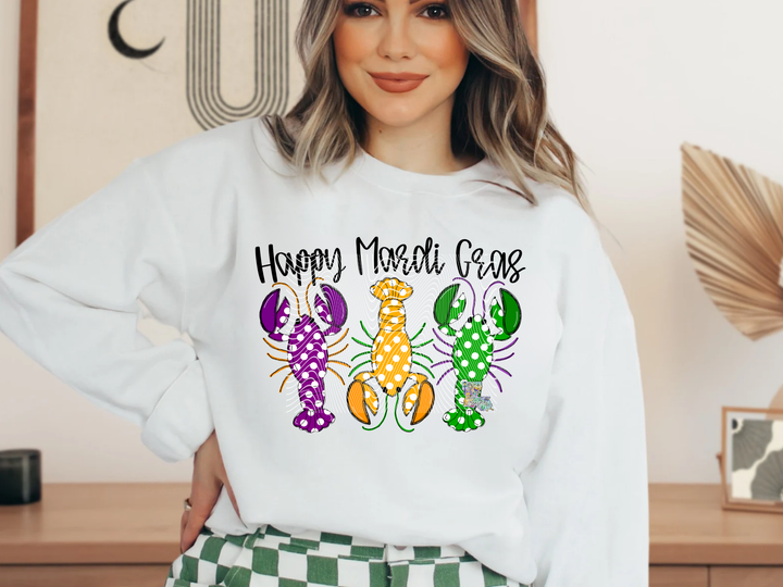 Happy Mardi Gras Crawfish