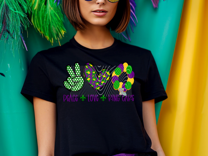 Peace Love and King Cake