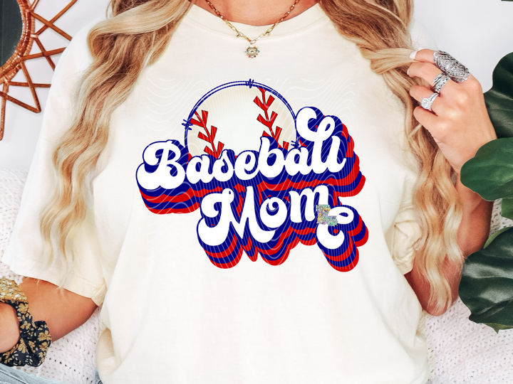 Retro Baseball Mom